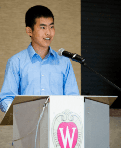 ACE student gives speech