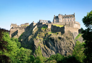 Edinburgh Castle in summer